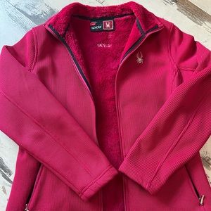Hot pink Spyder winter coat